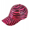  Кепка - бейсболка с пайетками Pink Animalier 