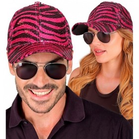 Beisbola cepurīte Pink Animalier ar pajetēm