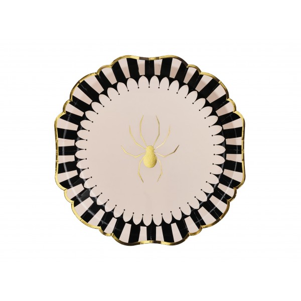 Spider Plates, 23 cm, mix: 1pkt/6pc. 