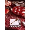 Napkins with Gold Edge, 33x33, mix: 1pkt/12pc. 