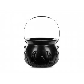 Cauldron Pot bucket, 18x13.5cm, black 