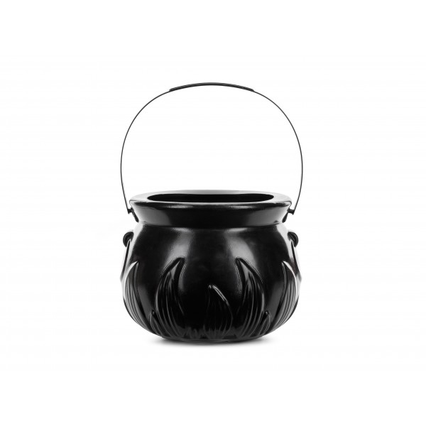 Cauldron Pot bucket, 18x13.5cm, black 