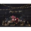 Taper candle, matt, black, 24cm: 1pkt/10pc. 