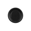 Paper Plates, black, 18 cm: 1pkt/6pc. 