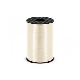 Plastic ribbon, light cream, 5mm/225m 