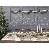 Taper candle, matt, white, 24cm: 1pkt/10pc. 