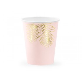 Cups Leaves, light pink, 220ml: 1pkt/6pc. 