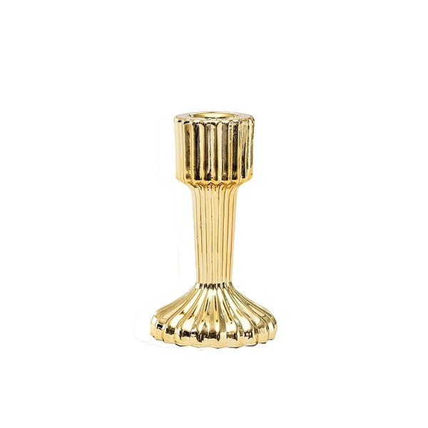 GOLD GLASS CANDLE HOLDER CM 11 
