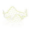  PET BOWL LIGHT GREEN DOTS  22X22X12 CM 
