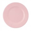 8 ROUND PLATES CM.27  PINK GERANIUM 