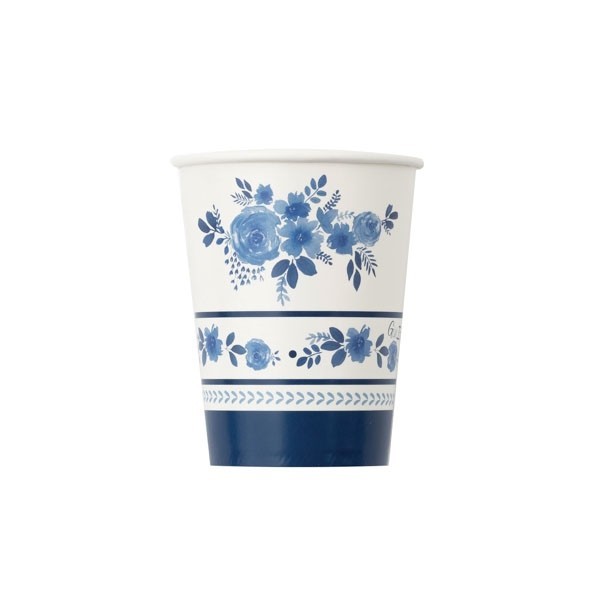 8  CUPS 250 CC  BLUE ROYAL 