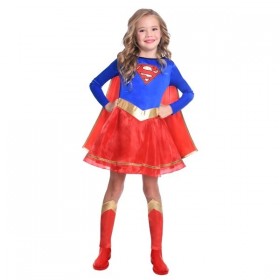 SuperGirl bērnu kostīms meitenēm 4-6/6-8 gadi
