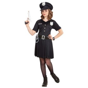 Meitenes policistes kostīms — kleita, josta, cepure, izmēri 128/140 cm