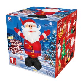 Надувной Дед Мороз с подсветкой для использования в помещении или на улице, 300 см