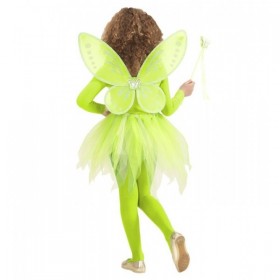 Zaļā “Maģiskā feja” (tutu, spārni, nūjiņa)