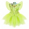 Zaļā “Maģiskā feja” (tutu, spārni, nūjiņa)