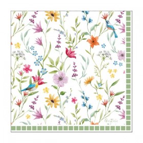 16 salvetes cm 33x33 dizains "Pavasara dārzs" 
