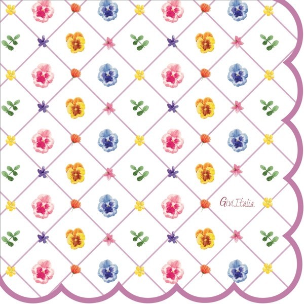 16 salvetes “Mazie ziedi” 33x33 cm
