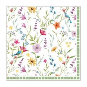 16 salvetes cm 33x33 dizains "Pavasara dārzs"