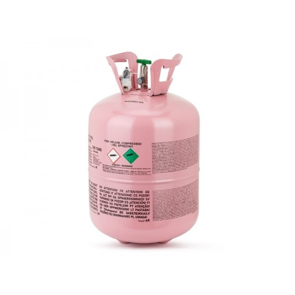 Hēlija gāze balonu pildīšanai, max 50 х 9”/20 cm baloni — svētku dekorēšanai, galda noformēšanai un ballītēm