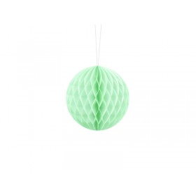 Бумажный декоративный шар-соты, фисташковый, 10 см 