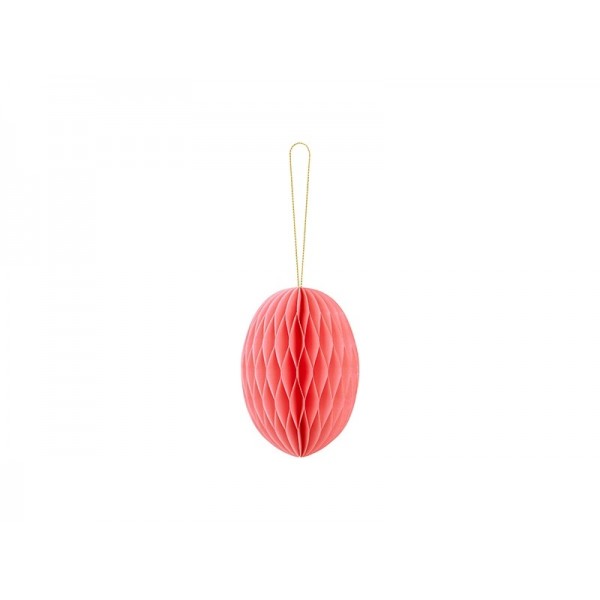 Papīra dekorācija Lieldienu Ola rozā krāsā, 12 cm