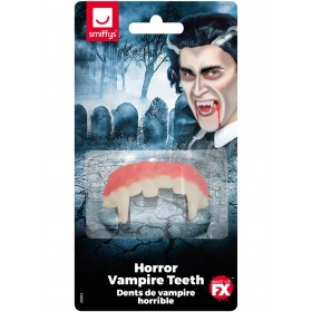 Vampīra ilkņi Smiffys Make-Up FX, balti 