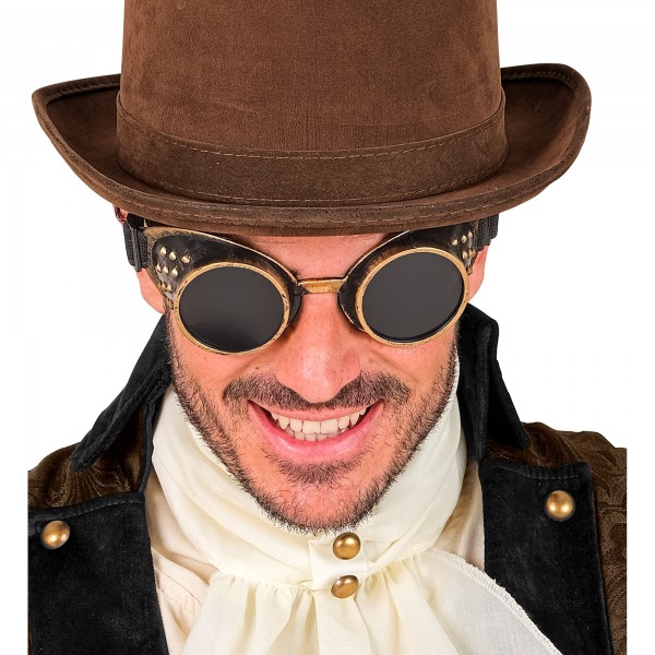 Очки Steampunk, античное золото