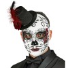 Маска Día de los Muertos со шляпой
