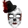 Día de los Muertos maska ar cepuri