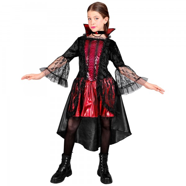 Vampīres kostīms — 128 cm / 5-7 gadi, 140 cm / 8-10 gadi