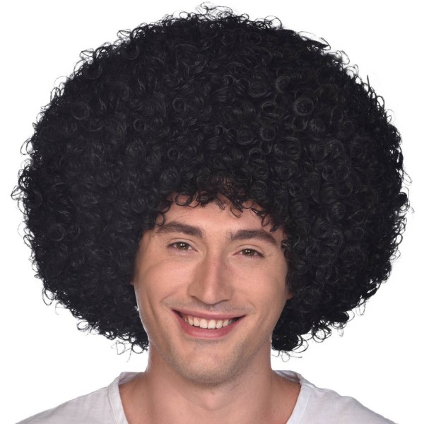 Karnevāla afro parūka Disco, melna