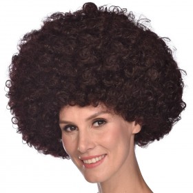 Karnevāla afro parūka Disco, brūna
