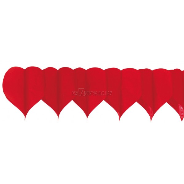Valentindienas papira dekoracija-vitne