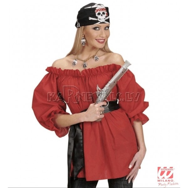 Piratu Bandana ar galvaskausiem