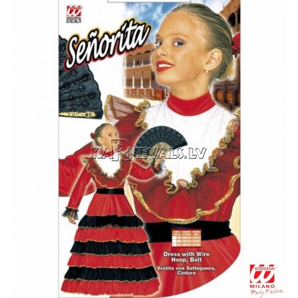 Karnevāla kostīms SENJORITA, (128cm)