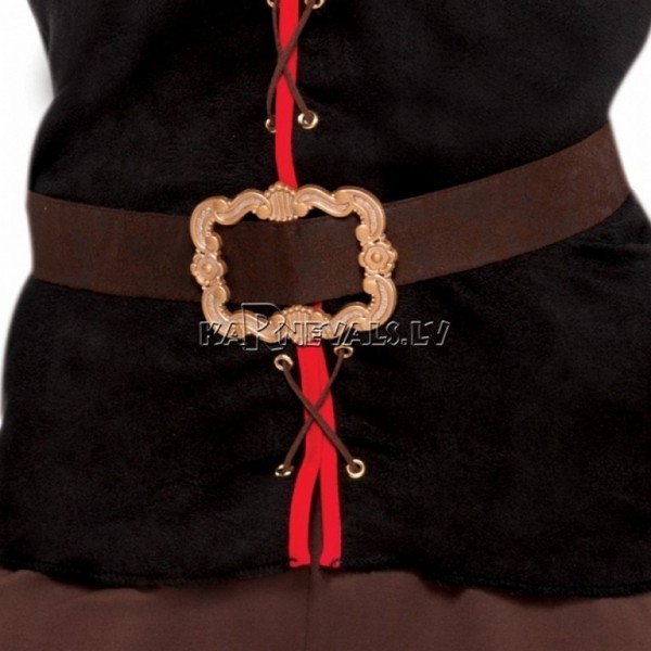  Pirāta, jūras dumpinieka kostīms 12-14 gādu vecumā bērniem, izmērs 162cm. Komplektā krekls, veste, galvas lakats, josta, bikses