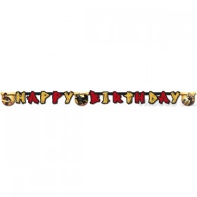 Буквенная гирлянда Happy Birthday  Дракон