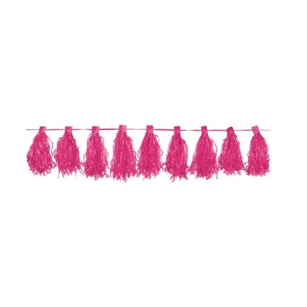 Tassel Garland Pink 3 m