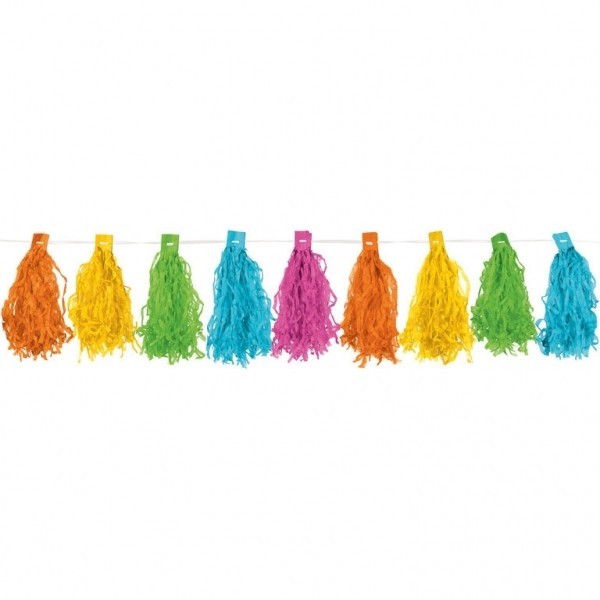 Tassel Garland Multicolour 3 m