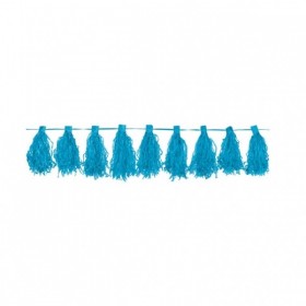 Tassel Garland Carribeean Blue 3 m
