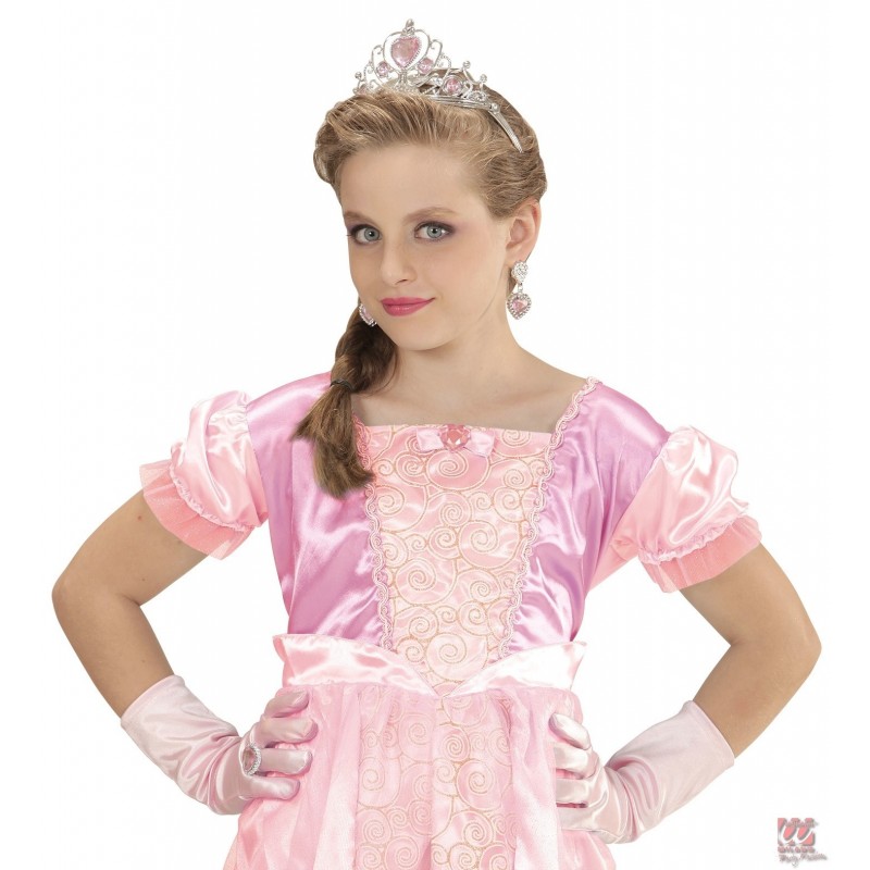 Burvju princese komplekts (tiara cimdi gredzens)